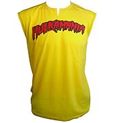 Hulk Hogan Hulkamania Muscle Tank Yellow T-Shirt